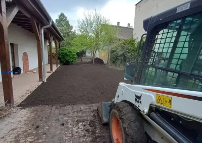 Termőföld behordás